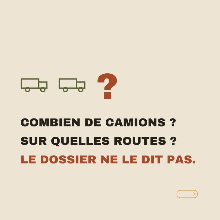 Le dossier de permis évoque un « accès existant »...